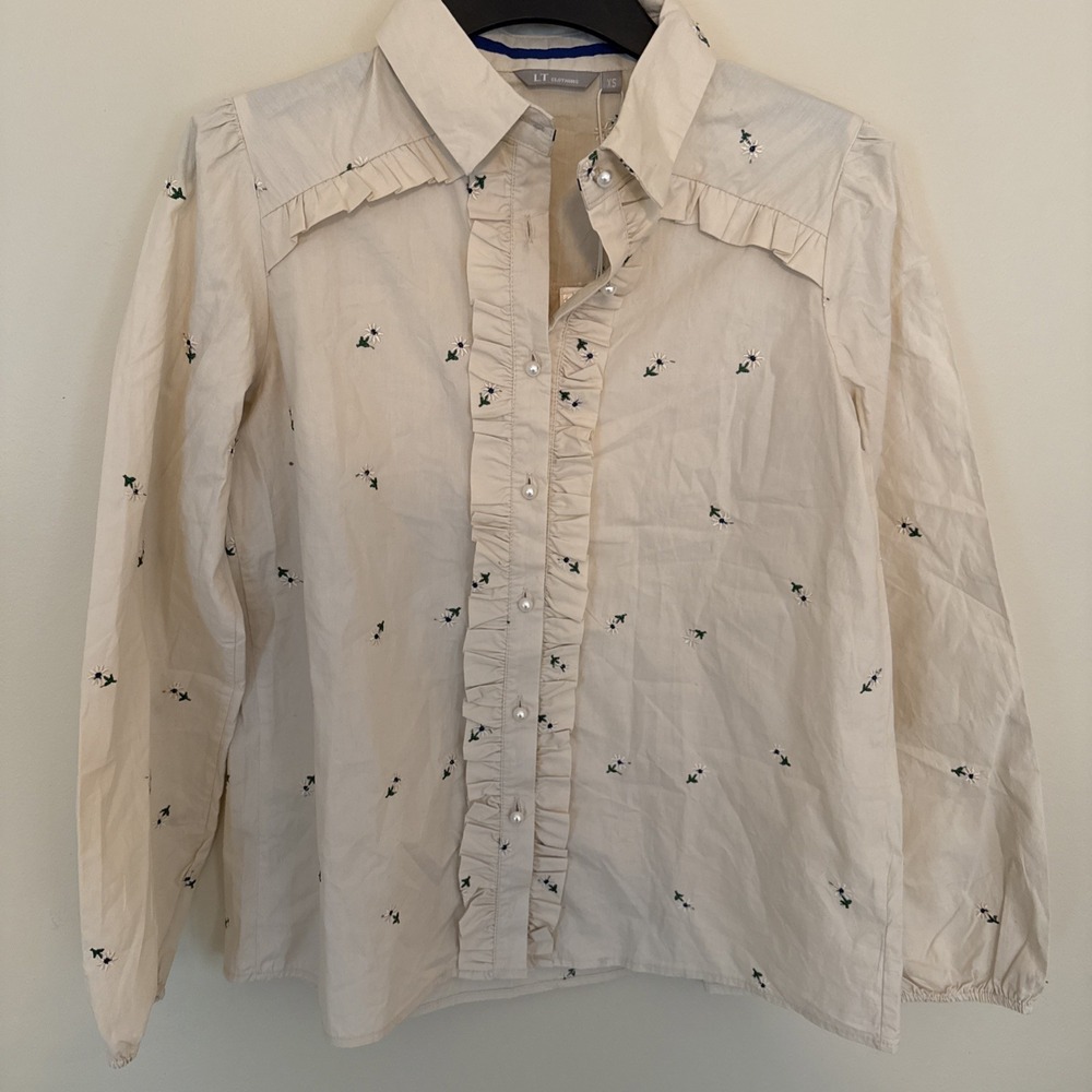 Authentic LT clothing XS NORWEGIAN Husfliden Blouse SHIRT  From Norway Sparkjop‎
